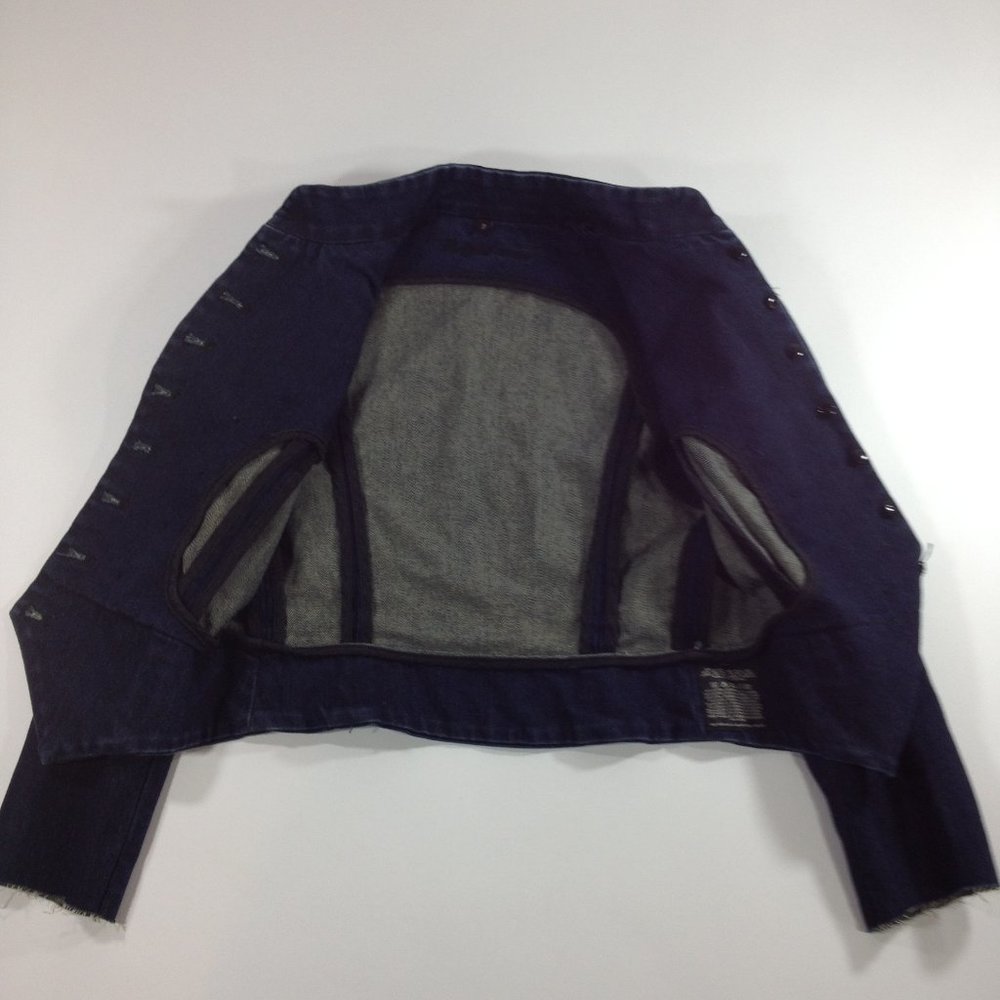 Ralph Lauren Sz 2 Black Label Blue Jean Jacket - Picture 2 of 11